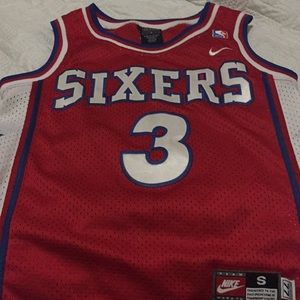 76rs Nike Iverson boys jersey throwback